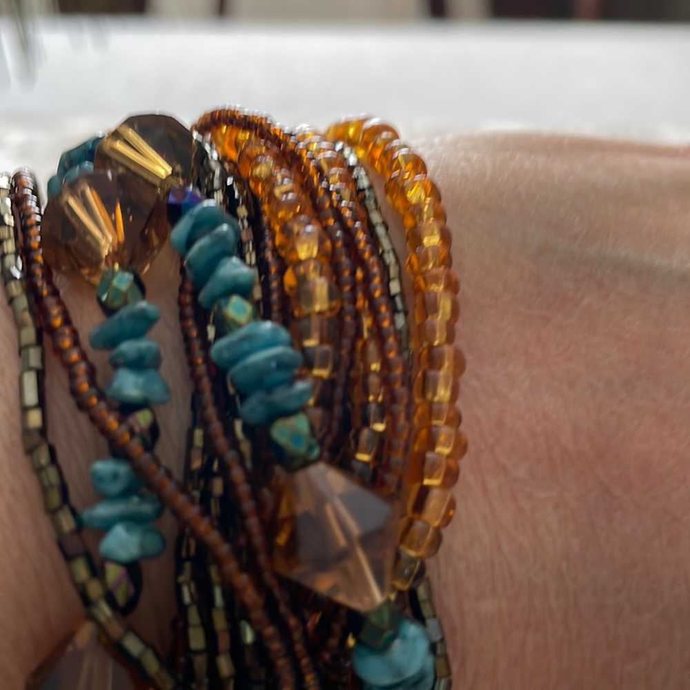 This is a beautiful Chico’s bracelet